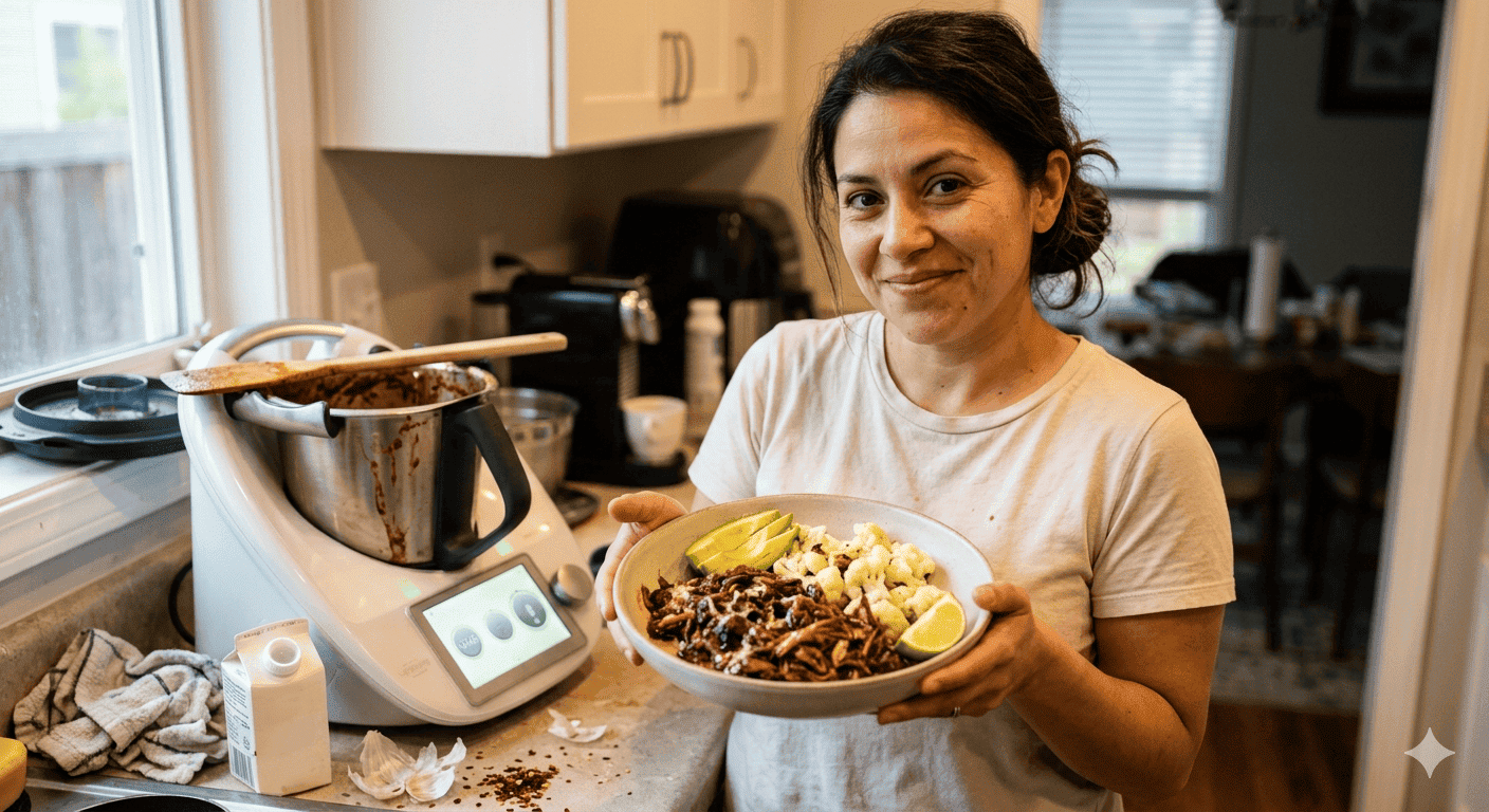 Resultado real — receta keto en Thermomix